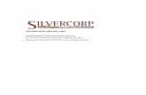 SILVERCORP METALS INC. · PDF file · 2018-02-26SILVERCORP METALS INC. ... (Non ‐IFRS) Measures ... and cash equivalents and short‐term investments of $85.6 million and no long