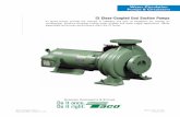 CI Close-Coupled End Suction Pumps - National Pump Supply · PDF fileCI Series Pumps provide the ultimate in reliability and ease ... the size or length of pipes are changes in system