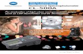 Illuminance Spectrophotometer CL-500A a major problem in the LED industry, ... Minolta website, ... A lamp that produces a hue similar to that of natural