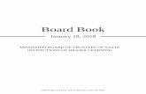 Board Book - · PDF fileBoard Book January 18, 2018 MISSISSIPPI BOARD OF TRUSTEES OF STATE ... ASU - Bachelor of Arts in General Studies (Complete 2 Compete Adult Degree Completion
