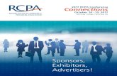 2017 RCPA Conference Connections RCPA Conference: Connections October 10 – 13, 2017 • Hershey Lodge, Hershey, PA Sponsor, Exhibitor, Advertiser Contract ... (EPS or AI format)