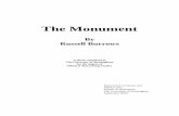 'The Monument' with Critical Analysis - eTheses Repositoryetheses.bham.ac.uk/571/2/burrowsMPhilB10.pdf · The Monument By Russell Burrows A ... The University of Birmingham for the