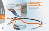 Lineman’s Climbing Equipment - Klein Tools - For ... Lineman’s Climbing Equipment *See page 10 for body belt ordering procedure. 5282N Full-Floating Body Belt – Style No. 5278N*