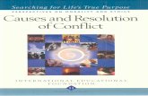 PERSPECTIVES ON MORALITY AND ETHICS Causes and Resolution of Conflict ON MORALITY AND ETHICS Causes and Resolution ... persistence of ethnic violence, ... the topic of the causes and