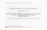 Experiments in Food Science - Activity 1 - Teacher Guide/media/Knowledge Center/Learn Food Science/Experimen… · acceptability of food. Of the three sensory properties of foods,