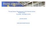 Seminar 'Private Sector Development in EU External …sectorseminars.eu/files/160309 Participants 2015 Private Sector... · Seminar "Private Sector Development in EU External Action