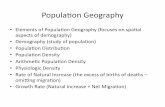 Populaon)Geography) - Mrs. Albahae · PDF filePopulaon)Geography) • Elements)of)Populaon) ... the Nile River Valley. ... ^ Mostly)subsistence)farming)