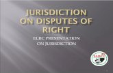 ELRC PRESENTATION ON JURISDICTION - CU …. If a complaint with the non-compliance with a provision of the BCEA has already been referred to the Department of Labour, it cannot thereafter