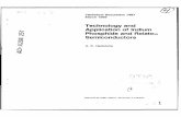 * Technology and Application of Indium Phosphide … Technology and Application of Indium Phosphide and Relateu ... This document presents a comprehensive Survey of the literature