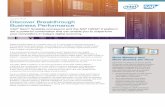 Solution Brief Discover Breakthrough Business … needs top-performing solutions that support digital agility. The SAP HANA ... CPU along with strong memory capabilities ... Memory