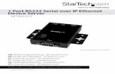 1 Port RS232 Serial over IP Ethernet Device Servercc.cnetcontent.com/inlinecontent/mediaserver/stech/.../original.pdf · Instruction Manual 4 Introduction Packaging Contents • 1