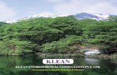 SEWAGE COLLECTION KLEANklean.org/pdf/klean_brochure.pdf · SEWAGE COLLECTION SEWAGE TREATMENT ... Chairman and Managing Director of Klean Environmental Consultants Pvt. Ltd. Mr. V.