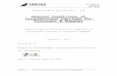 General Conditions of International Carriage for · PDF file01JUL2011 General Conditions of International Carriage for Passenger ... International Carriage for Passenger & Baggage