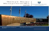 Strategic Energy Management Plan 2016 - Thompson · PDF fileTRU Strategic Energy Management Plan 1 | Page Strategic Energy Management Plan 2016 Prepared By James Gudjonson Senior Management
