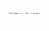 Stiffness of short fiber composites - unitn.it · PDF fileFor aligned short fibre composites (difficult to achieve in ... glass ﬁbre/epoxy, ... ShortFibres.ppt