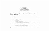 Occupational Health and Safety Act 2000 No 40 · PDF fileOccupational Health and Safety Act 2000 No 40 Act No 40, ... account of changes in technology and work practices, (h) ... Occupational