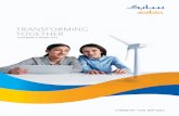 TRANSFORMING TOGETHER - SABIC Report... · SABIC’s sustainability is guided by a materiality analysis to ensure ... our supply chain must meet clear criteria in order ... business