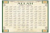 2011 Issue final - Islamic · PDF fileallah al jabbaar the powerful the restorer al aleem the all knowing al asmaa al husnaa beautiful attributes allaah al 'azeez the almighty al fat-taah