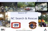 NC Search & Rescue - NCEMA -  · PDF file7 Urban Search & Rescue Taskforces ... Ra ndolph Gu ilf ord Ch at ham Jones Mac on oke ... Safety Officer (1) Medical Specialist (2)
