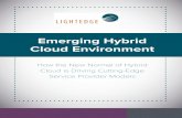 Emerging Hybrid Cloud Environment - LightEdge Solutions Hybrid Cloud Environment ... department to guide your hybrid cloud roadmap. • Networking options from on-ramps ... Hybrid