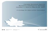 Canada Revenue Agency Business Intelligence … Revenue Agency Business Intelligence Strategy October 1, 2014 to March 31, 2017 A strategy for data-centric innovation