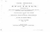 The Works of Epictetus - Saint Mary's College · PDF fileTitle: The Works of Epictetus Author: Epictetus, Thomas Wentworth Higginson Created Date: 10/16/2008 10:28:07 AM