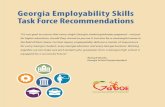 Georgia Employability Skills Task Force · PDF fileComprehensive Center ... some call it soft skills, and others call it employability skills. ... EMPLOYABILITY SKILLS TASK FORCE RECOMMENDATIONS