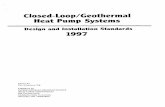 Closed-Loop/GeothermaI Heat Pump · PDF fileClosed-Loop/GeothermaI Heat Pump Systems ... Hydrostatic Design Basis at 73.4.F ... 1E.3 Heat exchangers will be tested hydrostatically