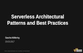 Serverless Architectural Patterns and Best Practicesaws-de-media.s3.amazonaws.com/images/Webinar/Serverless Webda… · Lambda considerations and best practices AWS Lambda is stateless