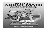 WRITE ABOUTMATH - · PDF file38, 73, 91, 98 Solve multistep word problems posed with whole numbers and having whole-number ... Understand the relationship between addition and subtraction.