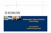 McDonald’s Smart Kitchen - LonMark practico_McDonal… · McDonald’s Smart Kitchen Case Study Luca Coppadoro ... •Customer Interface ... zService equipment based upon usage