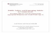 Public Safety and Emerging Adults in Connecticut · PDF filea statewide non-profit dedicated to improving the juvenile justice system ... Public Safety and Emerging Adults in Connecticut