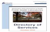 Directory of Services - Home :: Washington State ... of Services Washington State Department of Health ... INORGANIC CHEMISTRY ... Central Receiving ...