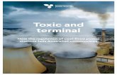 Toxic and terminal - SMH.com.au · PDF fileToxic and terminal How the regulation of coal-fired power stations fails Australian communities