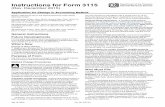 Instructions for Form 3115 (Rev. December 2015) for Form 3115(Rev. December 2015) Application for Change in Accounting Method Department of the Treasury Internal Revenue Service
