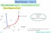 Real Gases Part 2 - The Edelstein Center for the Analysis ... · 04/07/2010 · a gas may be liquefied Real Gases –Part 2 ... & 2 imaginary ones ... Similar to the Ideal Gas Equation