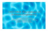 CSCI 5828: Foundations of Software Engineeringkena/classes/5828/s08/_Media/... · CSCI 5828: Foundations of Software Engineering Lecture 20, 21, ... patterns. Pfleeger and Atlee ...