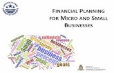 FINANCIAL LANNING FOR MICRO AND SMALL BUSINESSES€¦ · •Why financial management is important to small businesses and their owners ... Here are 10 basic bookkeeping steps: 1.