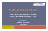 Mehl - Thinking Out of the Box - LeadingAge Washington€¦ ·  · 2017-11-11THINKING OUT OF THE BOX: The Pace Program as a Model for Outpatient Palliative Care Presented by: Stephanie