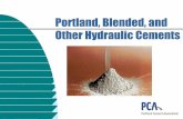 Portland, Blended, and Other Hydraulic Cements Blended, and Other Hydraulic Cements Beginning of the Industry Portland cement was first patented in 1824 Named after the natural limestone