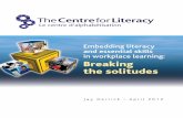 Embedding literacy and essential skills in workplace ...languageforwork.ecml.at/Portals/48/documents/lfw... · Embedding literacy and essential skills in ... I concentrated on English-language