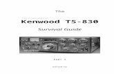 Sammlung von Problemlösungen für TS-830S,gmcotton.com/Ham_Radio/Kenwood Manuals/Kenwood TS-830... · Web viewKenwood TS-830 Survival Guide PART I edited by Olaf Rettkowski DL9AI