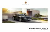 La idea Cayenne Turbo S. - porsche.mx Porsche Torque Vectoring Plus ... De 0 a 100 km/h en 4,1 segundos. ... • Carenado inferior y pie de retrovisores exteriores esmaltados en Negro