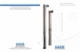 Saer can alter without notifications the data mentioned in ... · • Saer can alter without notifications the data mentioned in this catalogue. ... Las bombas son producidas en serie