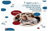 HOSA International Leadership - ilc.hosa.orgilc.hosa.org/sites/default/files/Tentative Agenda.pdf · HOSA International Leadership Conference Tentative Agenda ... 2:30 p.m. Public