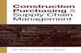Construction Purchasing Management - Indian School of ... Supply.pdf · Construction Purchasing & Supply Chain Management W. C. Benton, Jr. Linda F. McHenry New York Chicago San Francisco