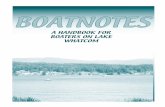 BOATNOTES - COB Home€¦ · ACKNOWLEDGEMENTS LAKE WHATCOM MANAGEMENT PROGRAM SUMMARY BOATING AND LAKE WHATCOM FUEL, OIL AND BOATS Petroleum Peculiarities BOATING REGULATIONS Engine