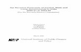 Tax Revenue Forecasts of Central, State and Local ... · the Central tax revenue forecasting and GSDP series in the case of State level tax revenue 6 Government of India, Draft Ninth