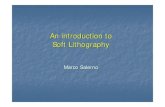 An introduction to Soft Lithography - unige.it · An introduction to Soft Lithography ... thermoplastic behaviour of polymers depends mainly on MW. Microcontact Printing DNA, Proteins