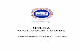 SECTION I - MAIL COUNT OVERVIEW - OHRLCA September National Mail...SECTION I - MAIL COUNT OVERVIEW NRLCA MAIL COUNT GUIDE 10 September 2012 Types of Mail Counts There are two types